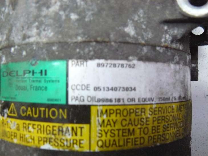 Honda CIVIc VII 1.7d Kompresor Klimy 8972878764 - obrazek 5