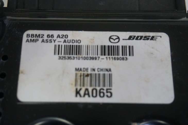 MAZDA 3 BL II WZMACNIACZ BOSE BBM266A20 BBM2 66 A20 - obrazek 4