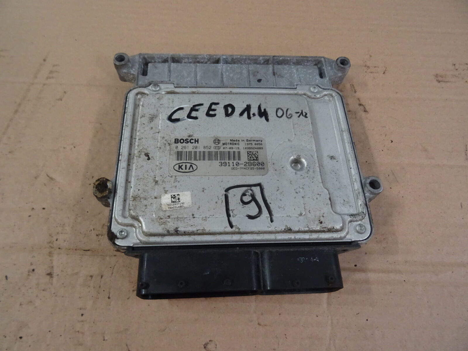 Kia Ceed I Sterownik Silnika 39110-2b600 Nr.9