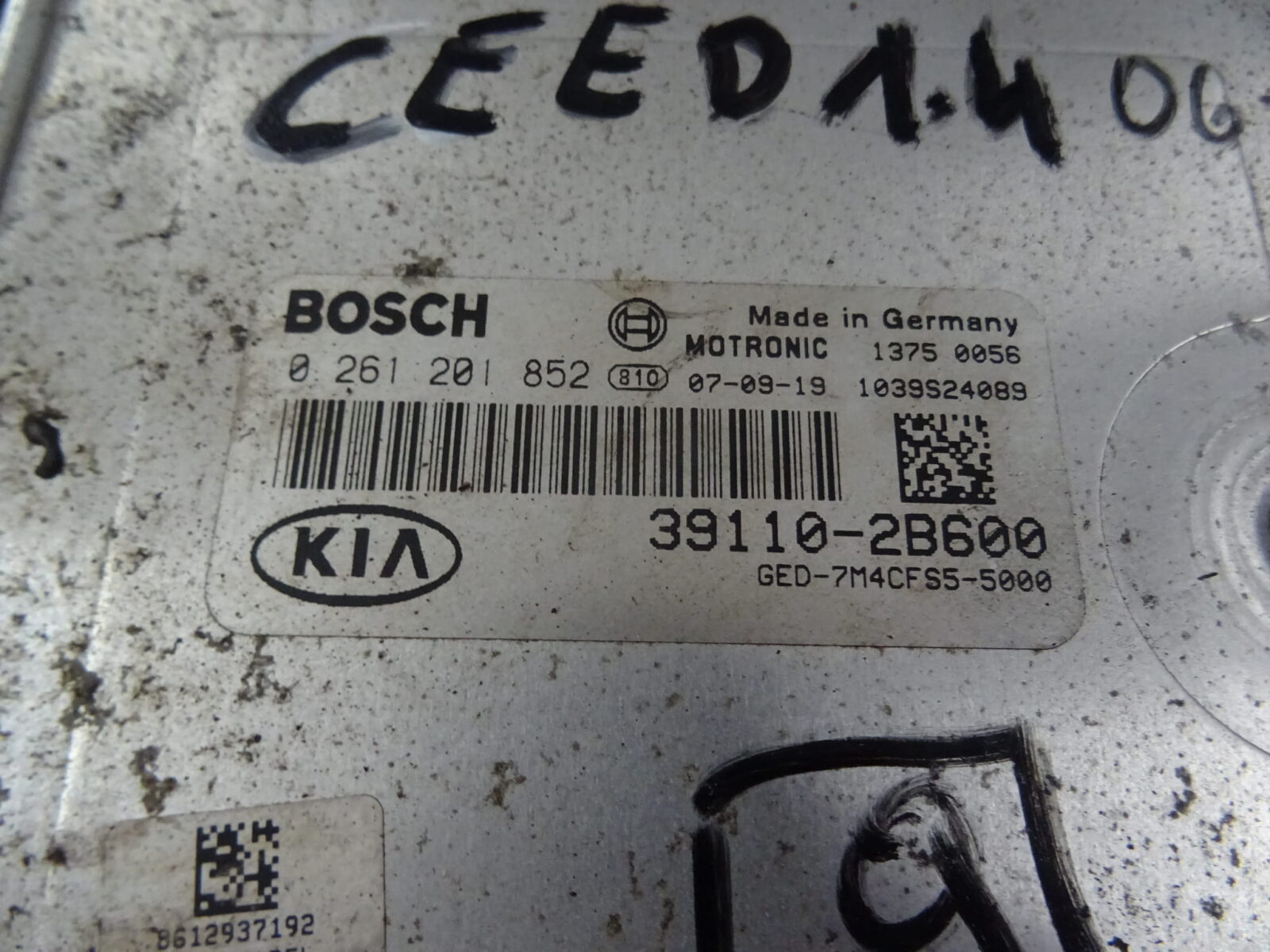 Kia Ceed I Sterownik Silnika 39110-2b600 Nr.9 - obrazek 2