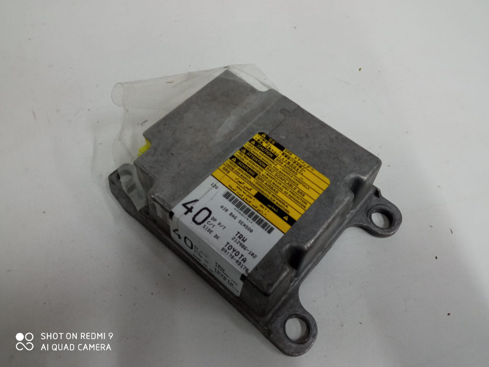 Toyota Yaris II Moduł Sensor Sterownik Poduszek Airbag 89170-0d170