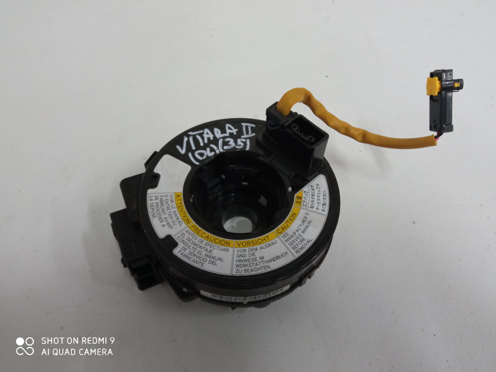 Suzuki Grand VItara II 1.6b 2007r Taśma Zwijak Airbag