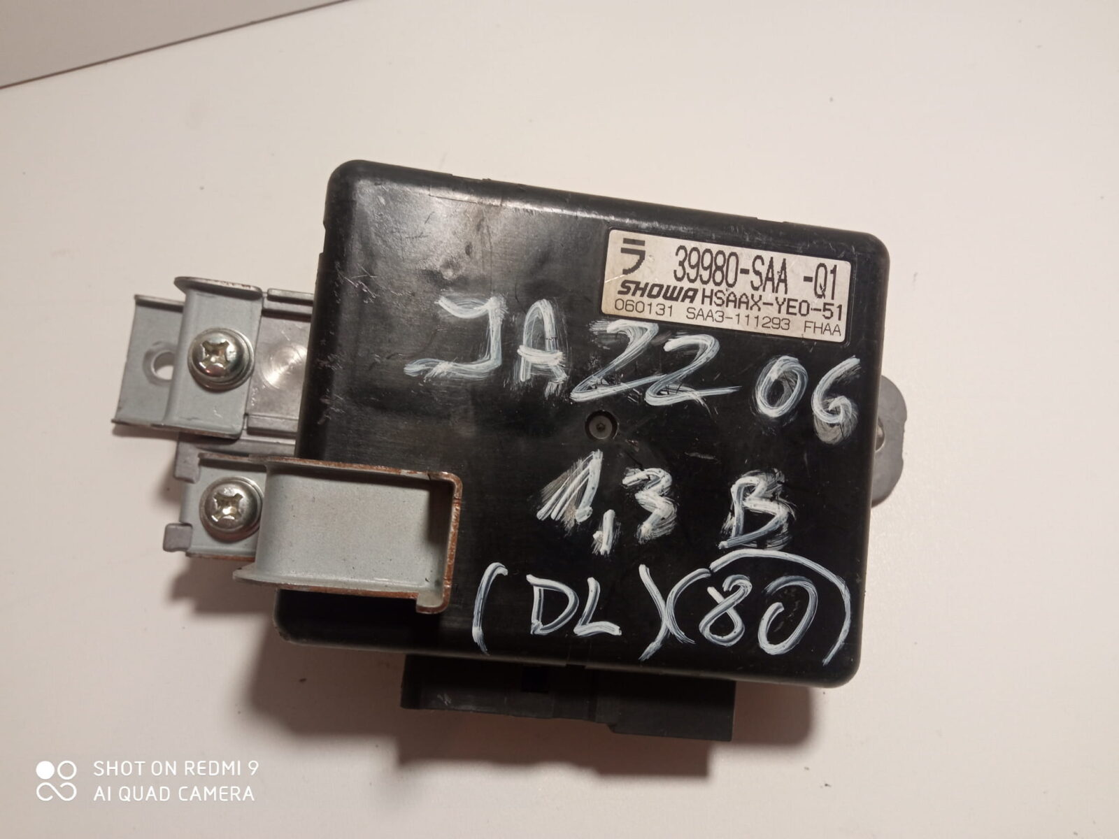 Honda Jazz 2002-2008 Moduł Sterownik Wspomagania 39980-Saa-Q1