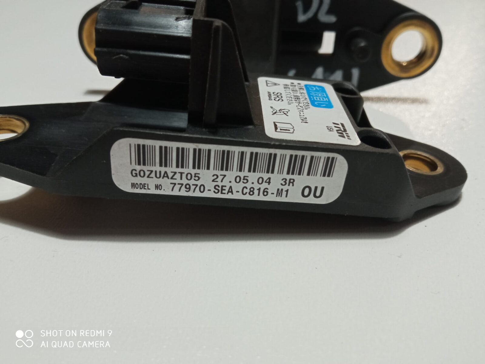 Honda Accord VII Czujnik Uderzenia Airbag 77970-Sea-C816-M1 - obrazek 2