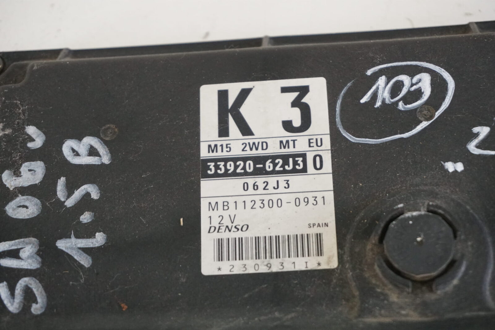Suzuki Swift Sterownik Silnika 33920-62j30 Z - obrazek 3