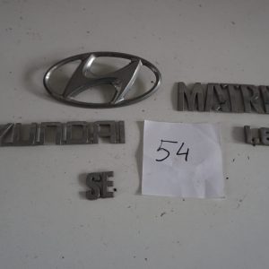 Hyundai MatrIX Emblematy Klapy Bagażnika Logo
