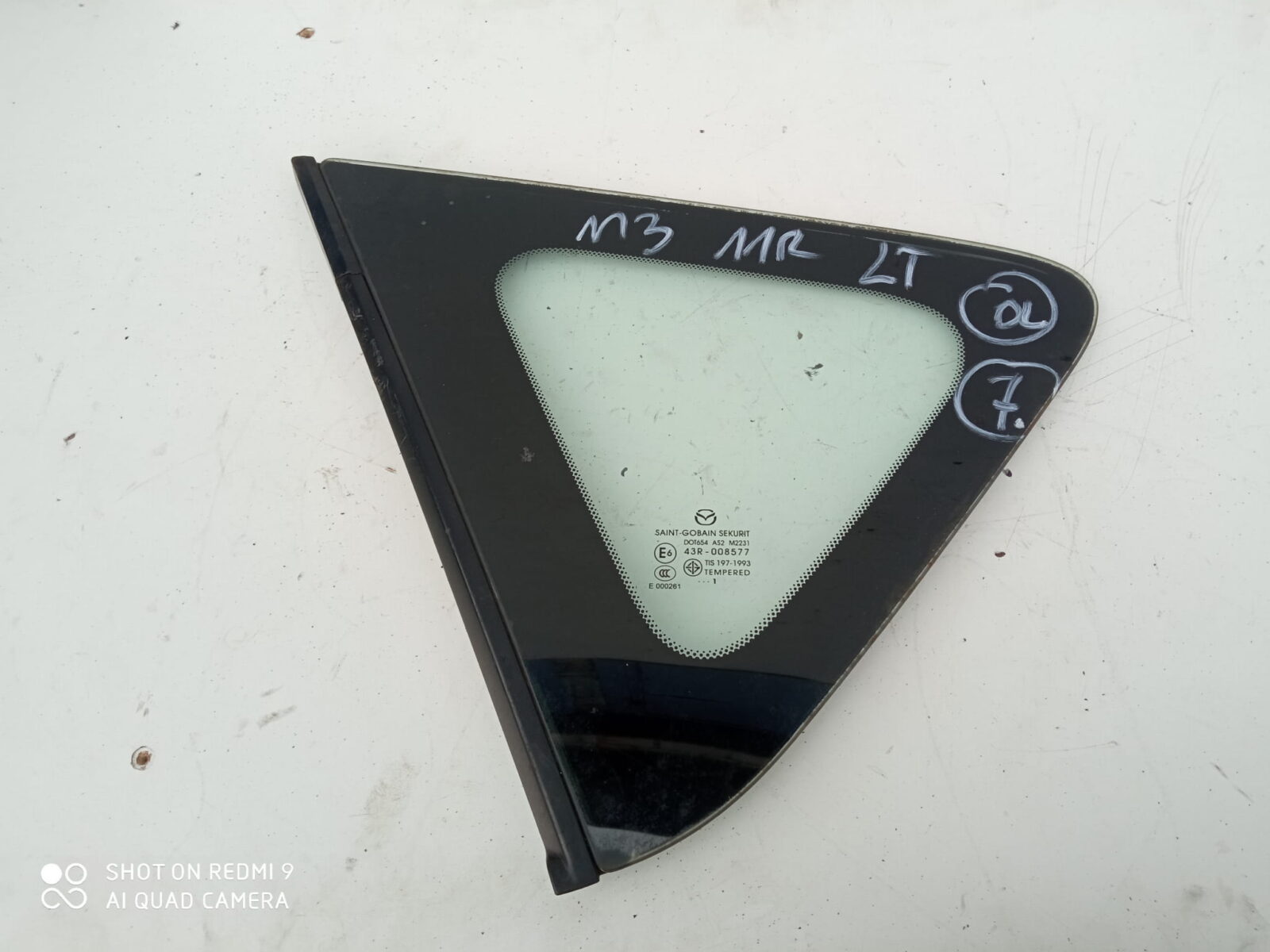 Mazda 3 Bl 2011r Szyba Karoseryjna Lewa Tylna Tył