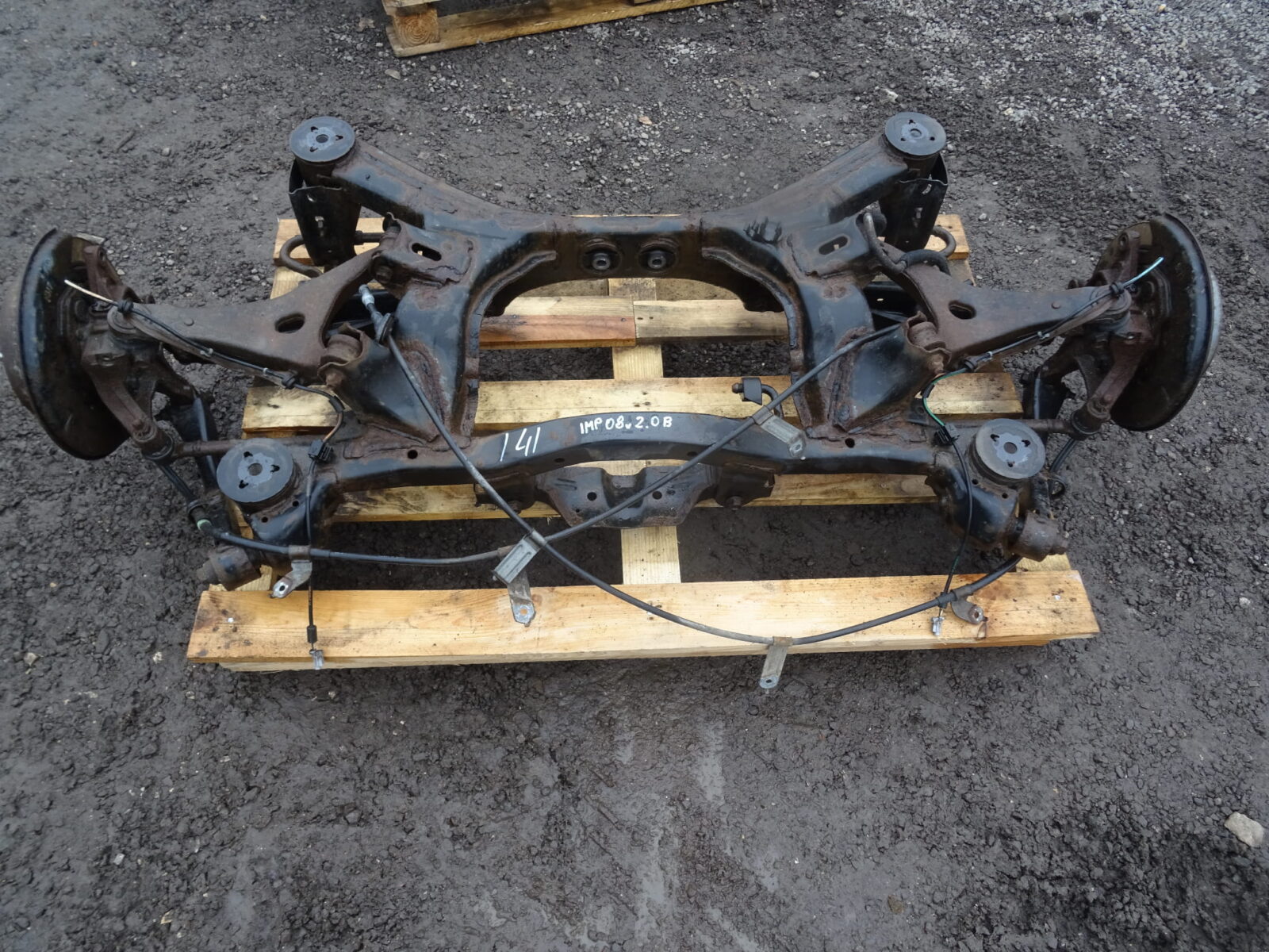 Subaru Impreza Gh 2009r 2.0b Belka Tylnego Zawieszenia Wahacz Zwrotnica