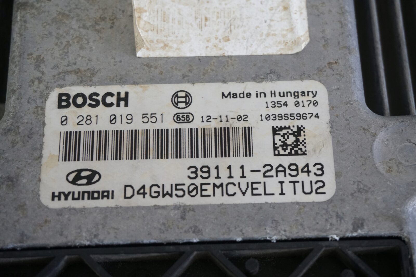 Hyundai I30 II Sterownik Silnika 1.6d 39111-2a943 - obrazek 2