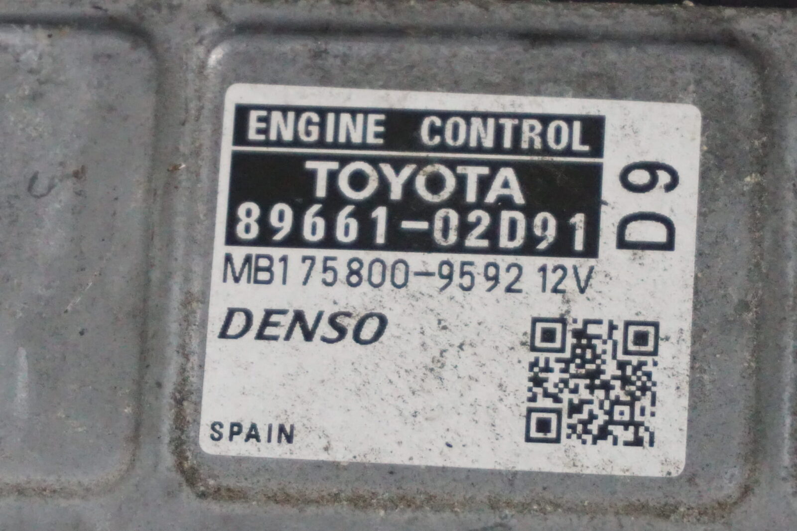 Toyota Auris I Sterownik Silnika 89661-02d91 - obrazek 4