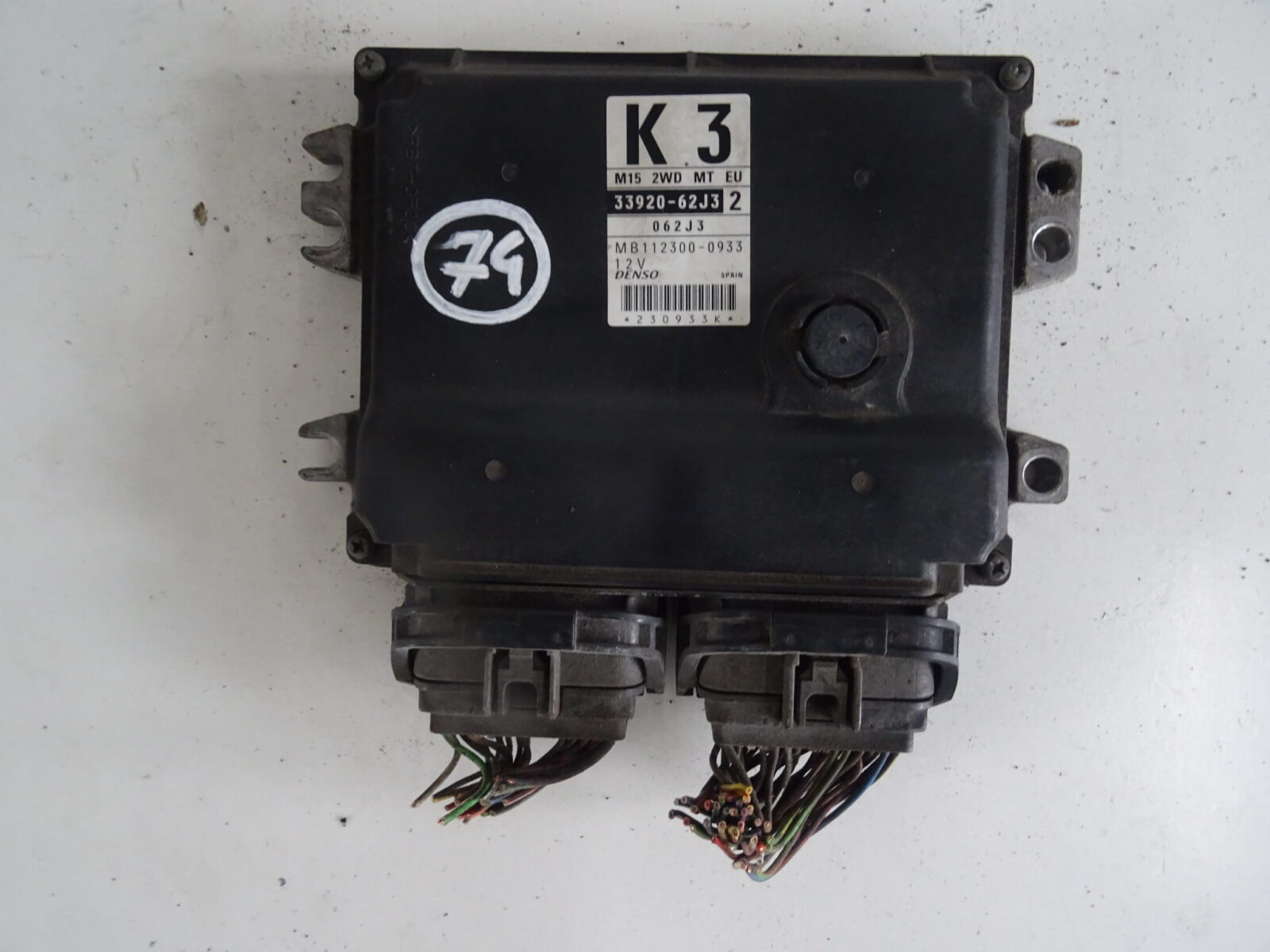 Suzuki Swift 6 VI Mk6 1.5b Komputer 33920-62j3 K3, Mb112300-0933