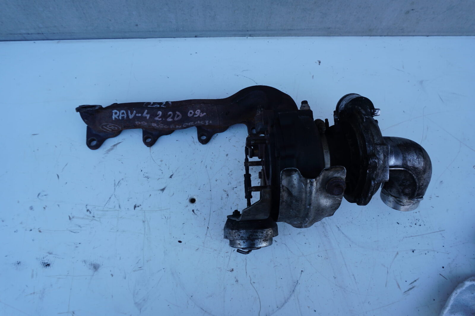 Toyota Rav4 Rav-4 2.2d 2009r Turbosprężarka 17201-26020 KOLEKTOR (NR 262)