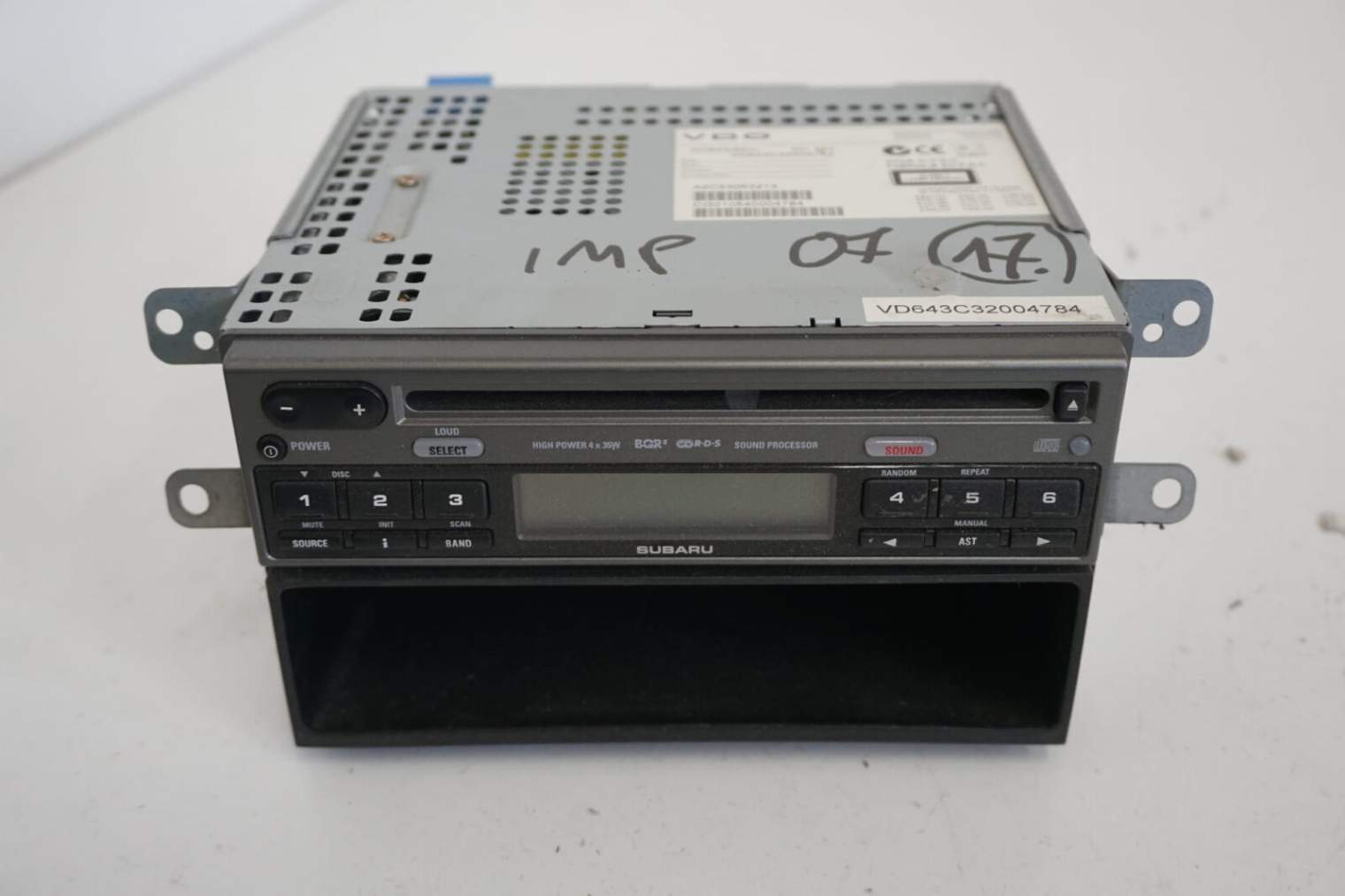 Subaru Impreza Gd Forester Radioodtwarzacz Radio Cd Dc643/92 Ic