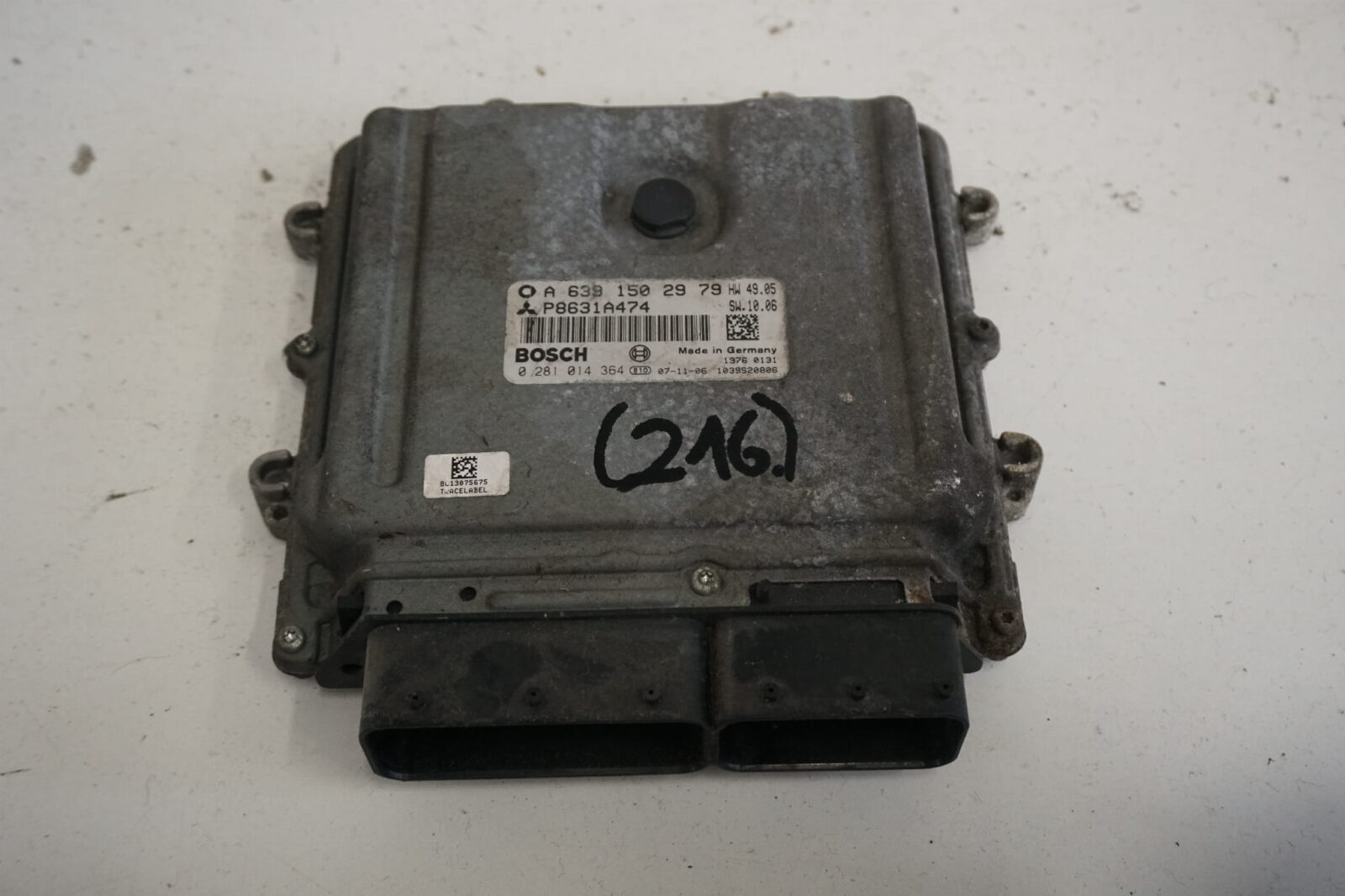 Mitsubishi Colt Smart 1.5d Sterownik Silnika Komputer P8631a474 A6391502979 (NR 216)