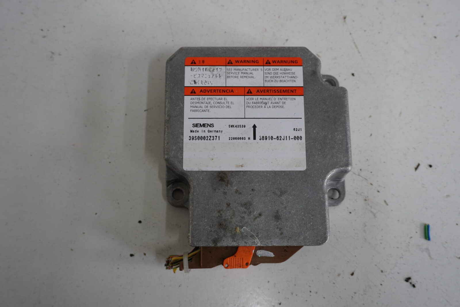 Suzuki Swift Mk6 Moduł Sterownik Poduszek Powietrznych Airbag 38910-62j11-000