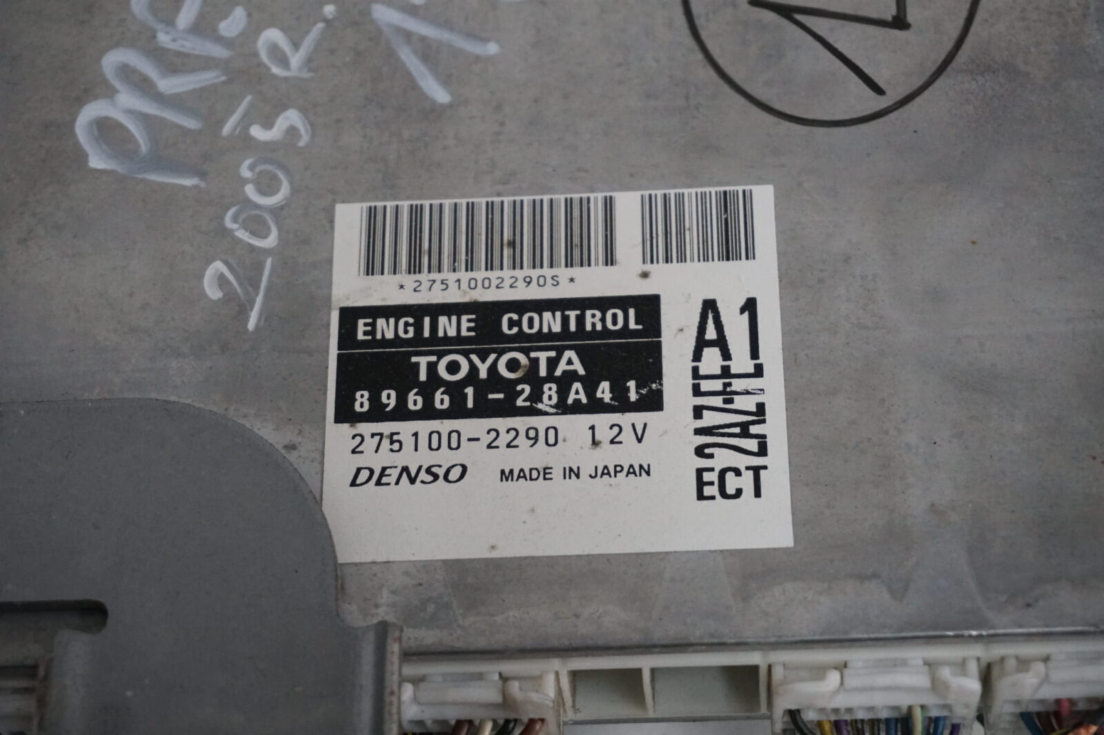 Toyota PreVIa II 2005r 2.4b Komputer Sterownik Silnika 89661-28a41 - obrazek 4