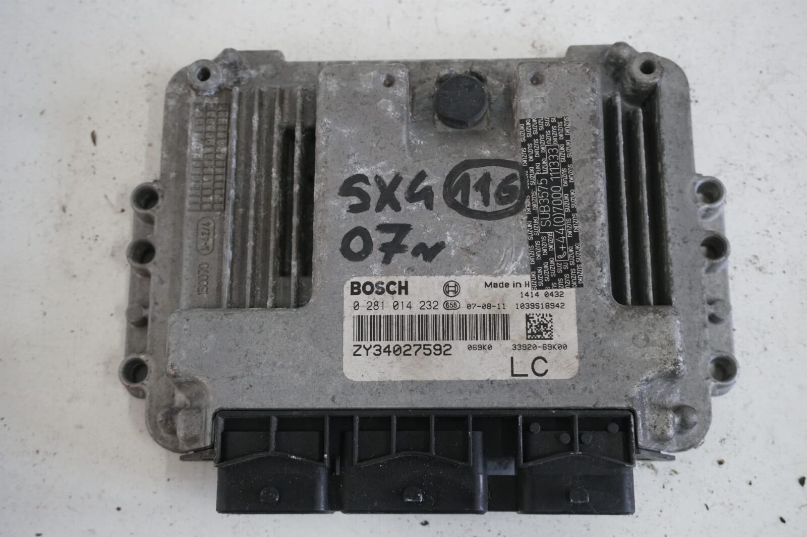 Suzuki Sx4 Sterownik Silnika 39920-69k00
