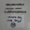 Subaru Levorg Napisy Emblemat Klapy Bagażnika