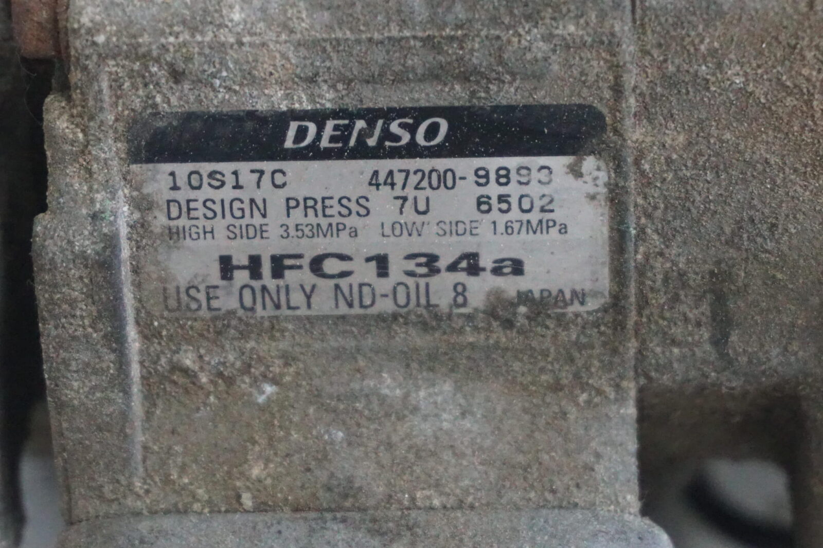 Honda Accord VI Kompresor Klimatyzacji 447200-9893 - obrazek 3