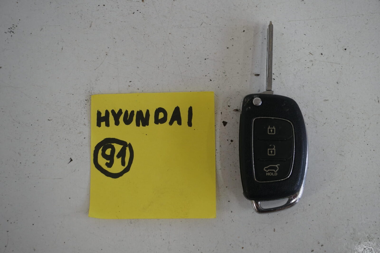 Hyundai Kluczyk Numer 91
