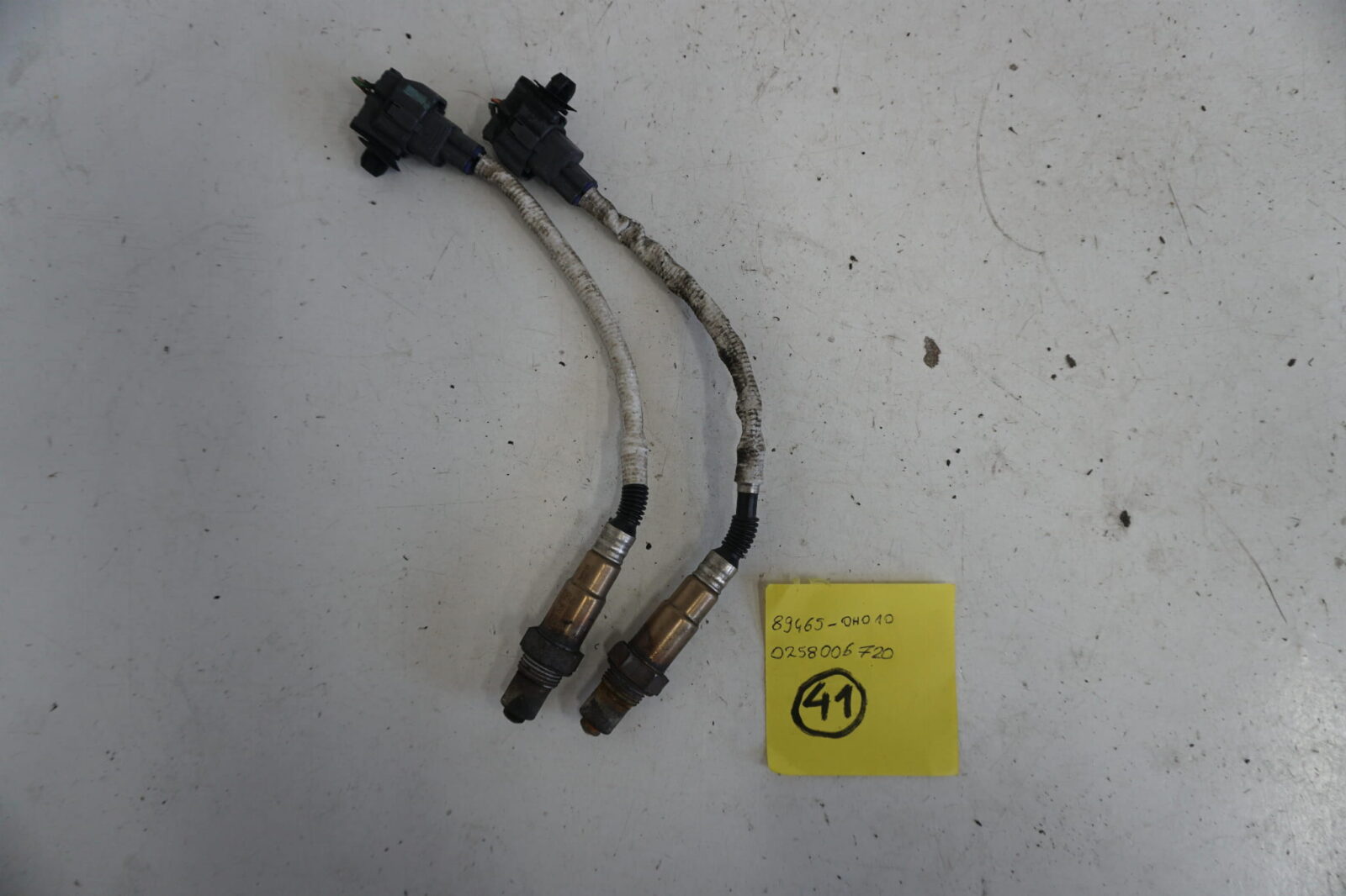 Toyota Yaris Sonda Lambda 89465-0h010 02580006720