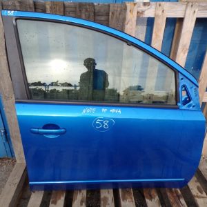Nissan Note E11 Drzwi Prawe Przednie Bv4 Nr.58 Szyba Niebieskie