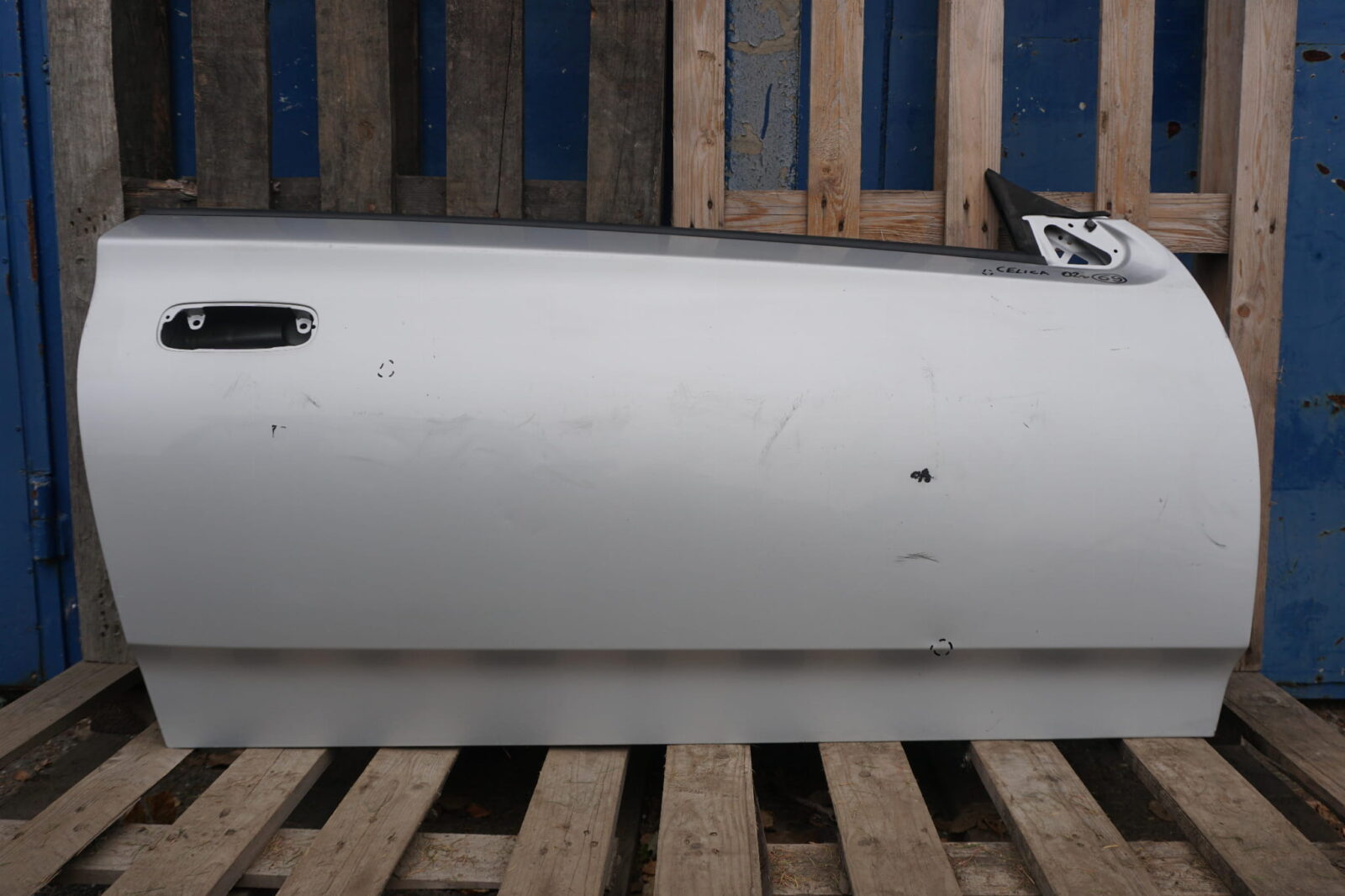 Toyota Celica VII Drzwi Prawe Srebrne