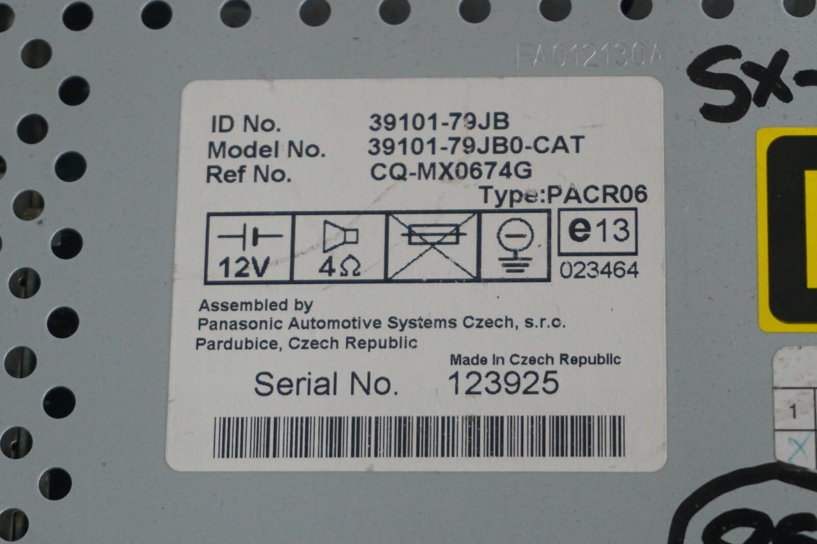 Suzuki Sx4 Radioodtwarzacz 39101-79jb - obrazek 3