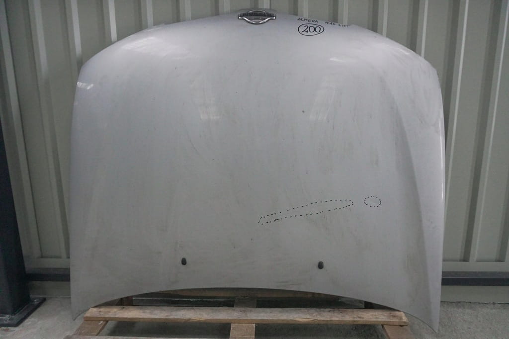 Nissan Almera N16 Lift Maska Srebrna Wygłuszenie