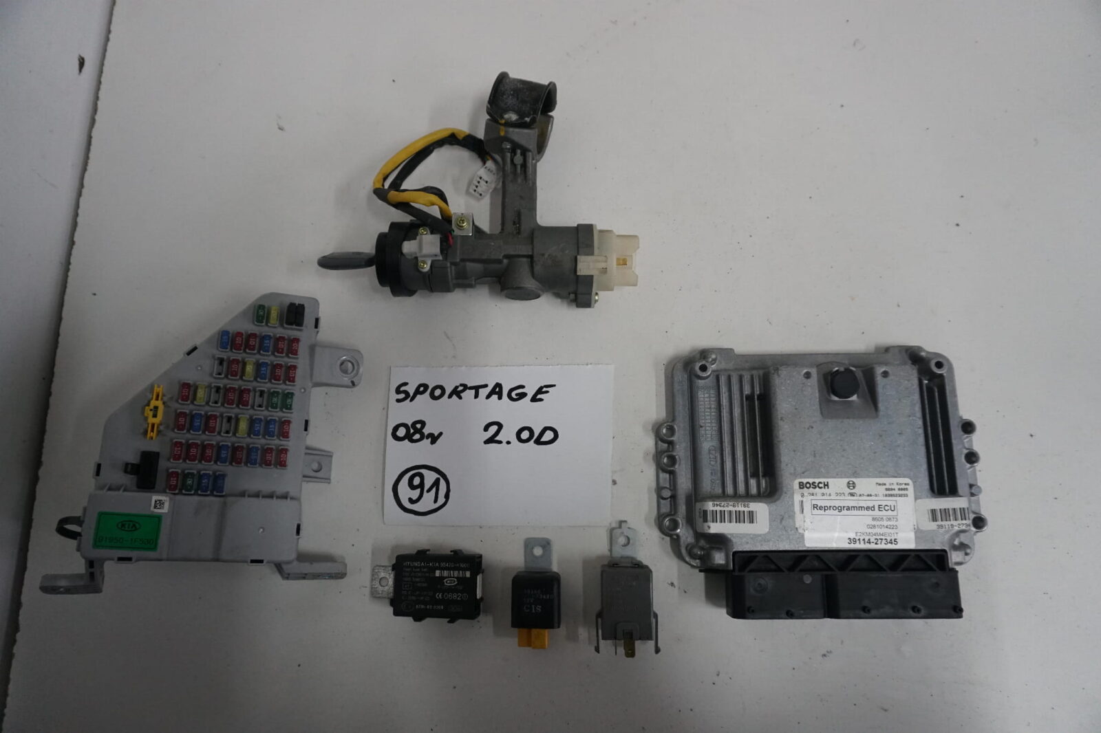 Kia Sportage II Komputer Sterownik Silnika 39114-27345 0281014223