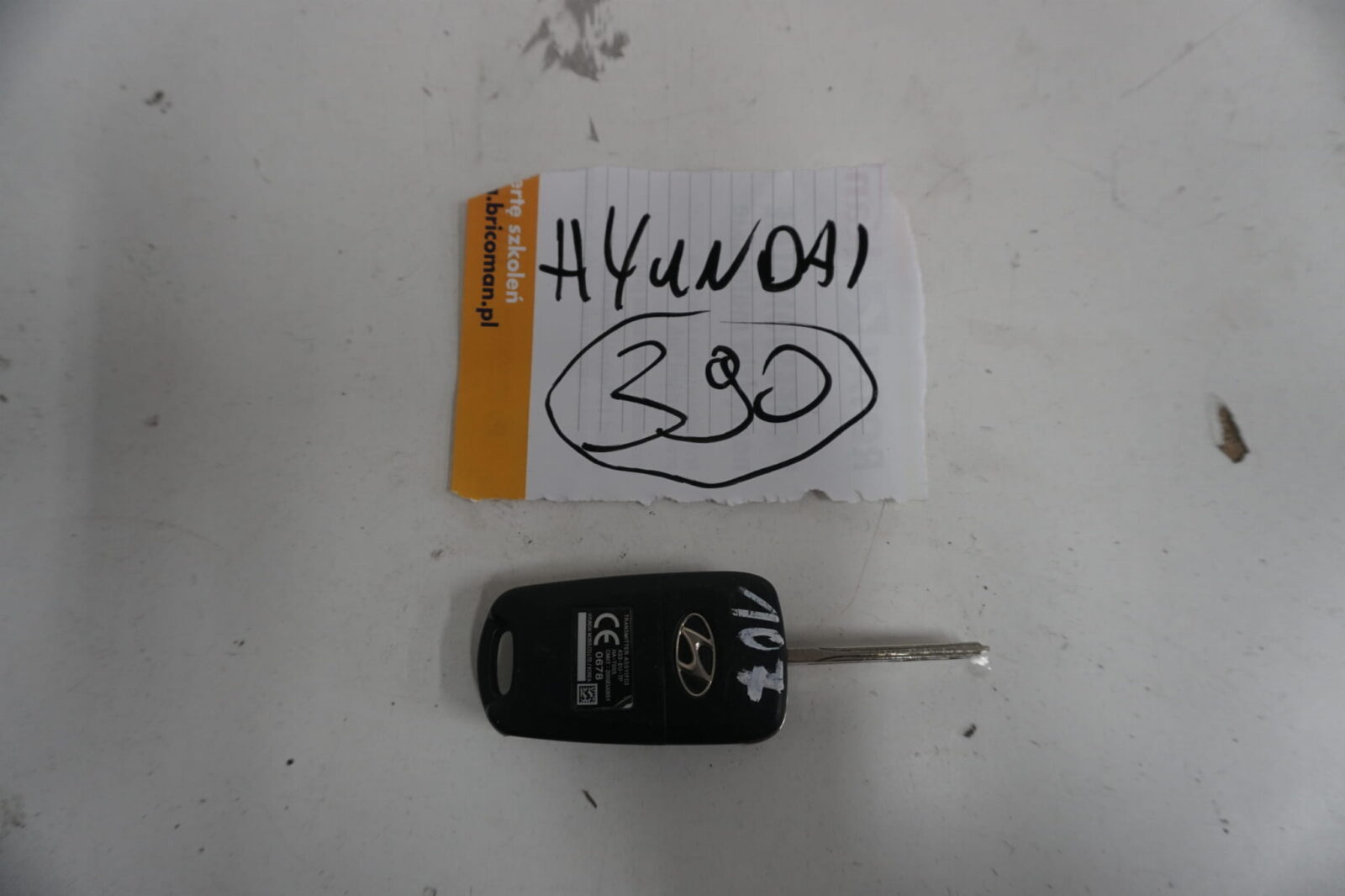 Hyundai I20 I30 Kluczyk Ha-T005