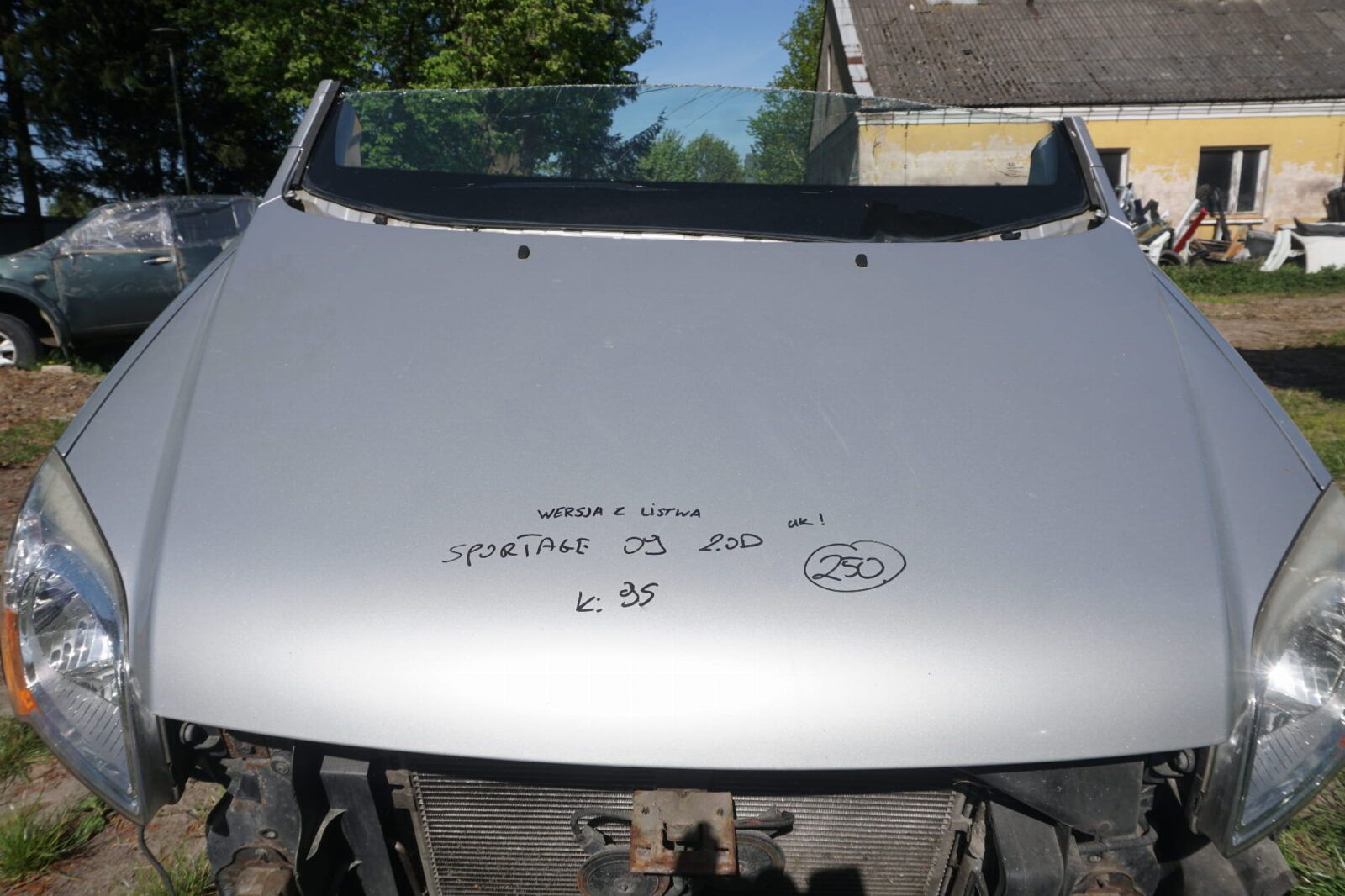 Kia Sportage II Lift 2009r 9s Maska Pokrywa Silnika 664001f010 ; 664000z000