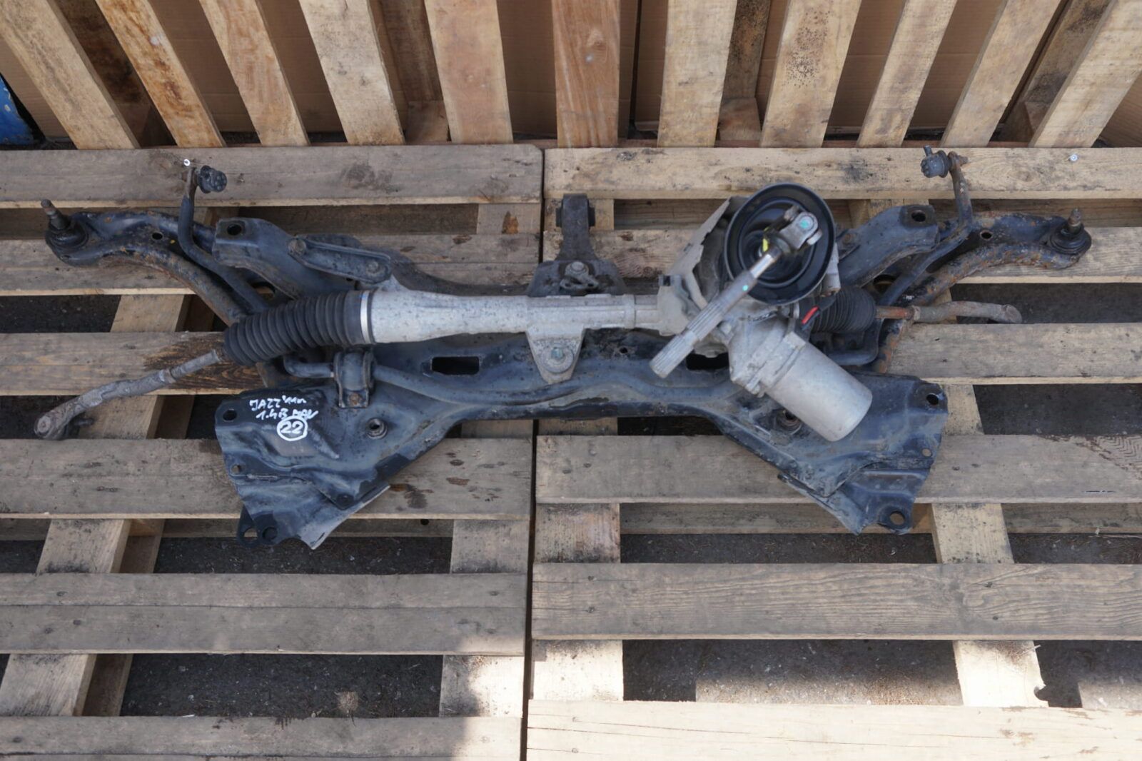Honda Jazz III Belka Zawieszenia Przedniego Sanki Maglownica Showa Tf0-E9