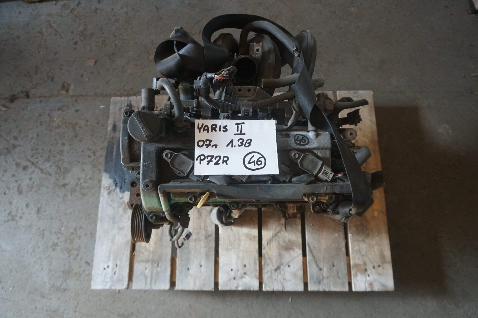 TOYOTA YARIS II SILNIK 20074 1.3B 2SZ (2SZFE) 1300CC 16-VALVE DOHC EFI 190000J061 nr.46