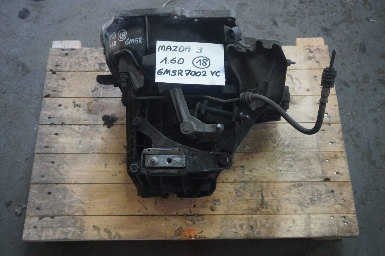 MAZDA 3 BL SKRZYNIA BIEGOW MANUALNA 1.6DIESEL 2010rok 6M5R 7002 YC nr.18