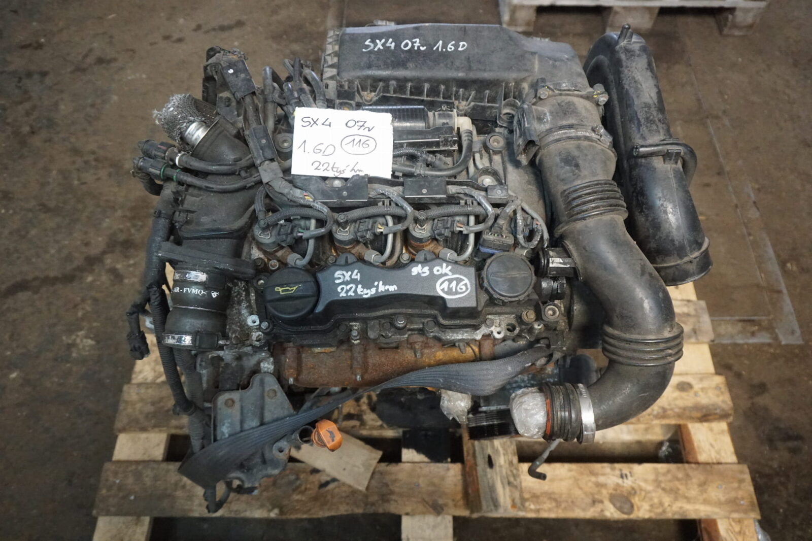 Suzuki Sx4 2007r Silnik 1.6d 10jb