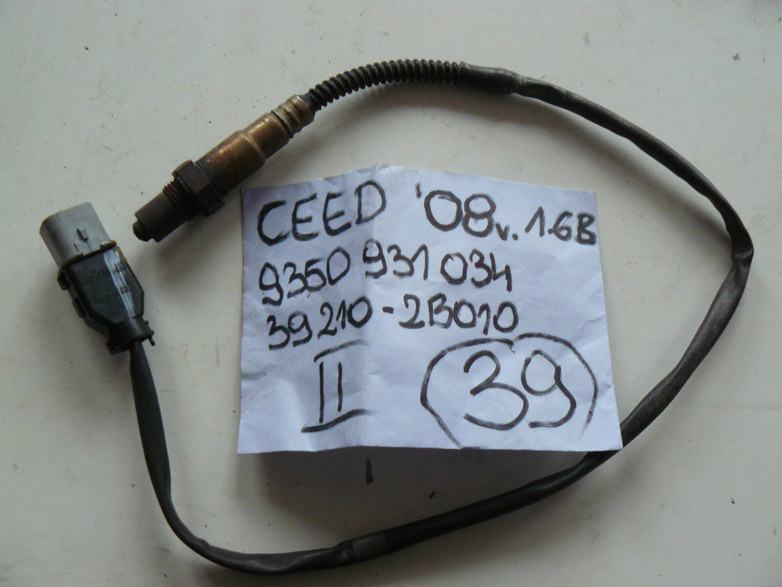 Kia Ceed 08r 1.6b Sonda Lambda 39210-2b010
