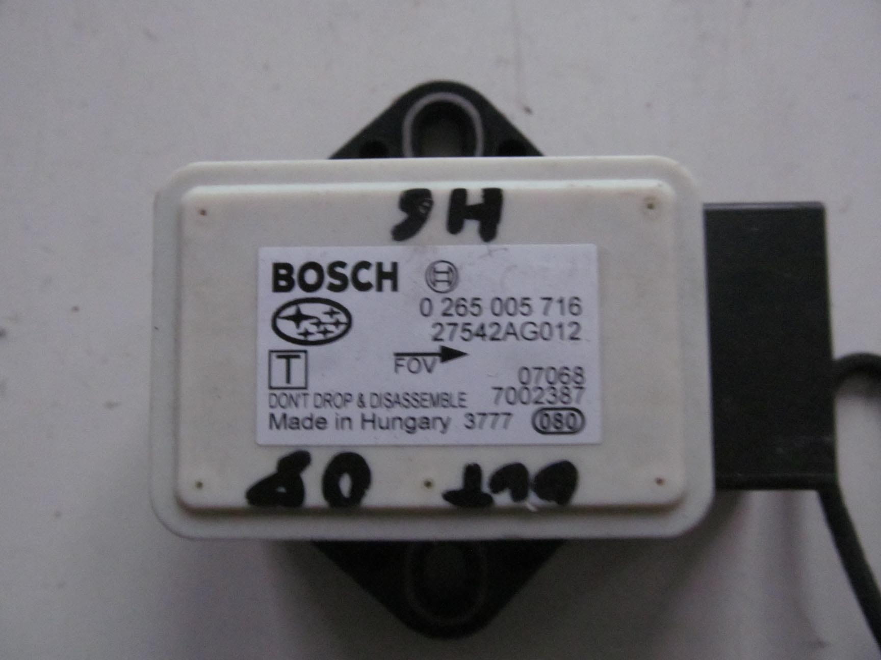 Subaru Impreza Gh 10r Czujnik 27542ag012 265005716