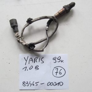 Toyota Yaris 99r 1.0b Sonda Lambda 89465-00010