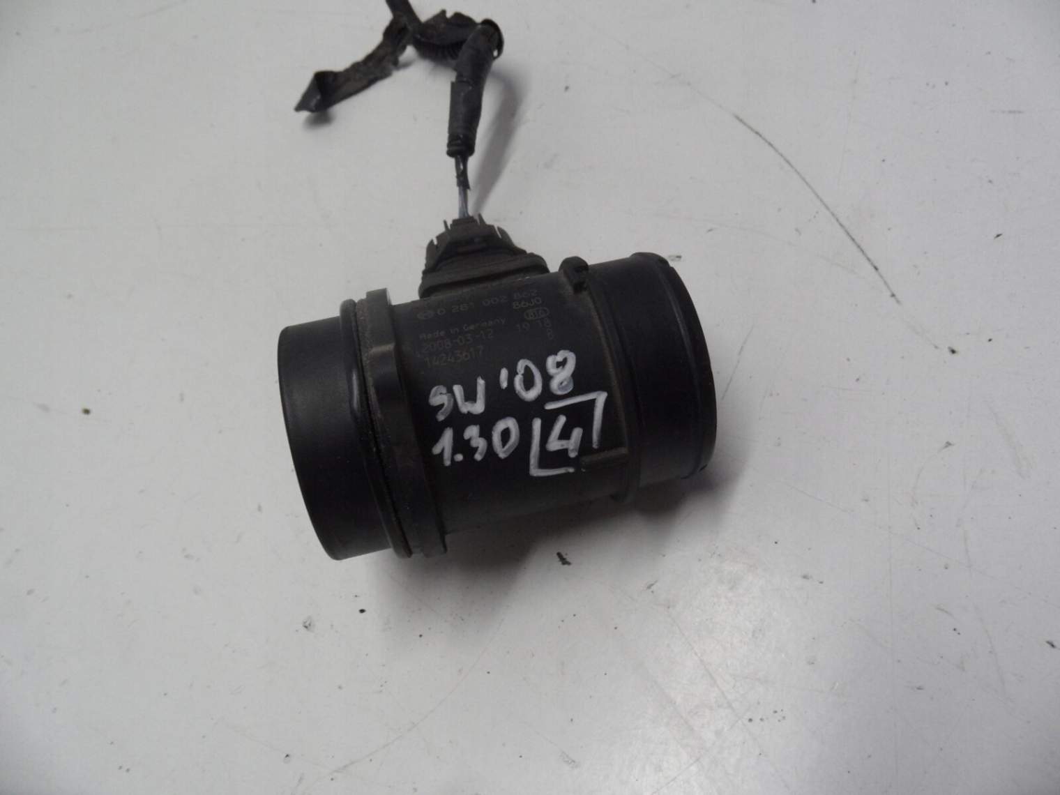 Suzuki Swift Mk6 2008r Przepływomierz 0281002862