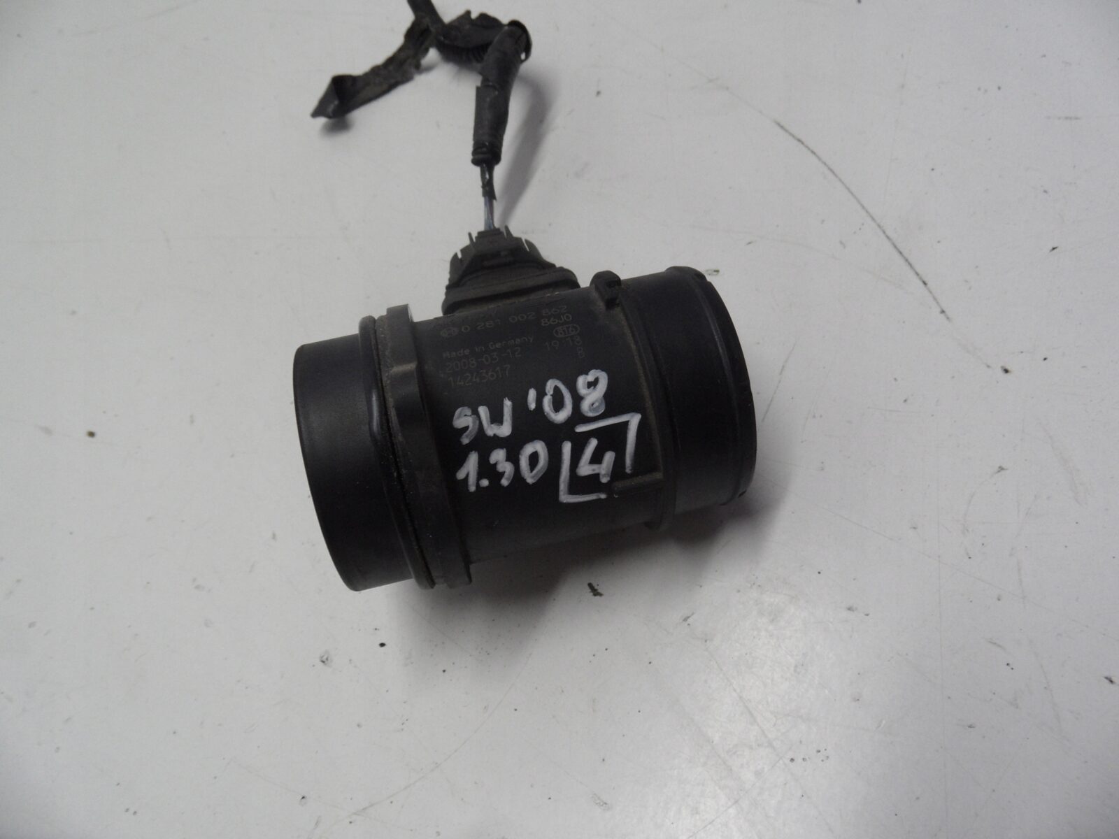 Suzuki Swift Mk6 2008r Przepływomierz 0281002862