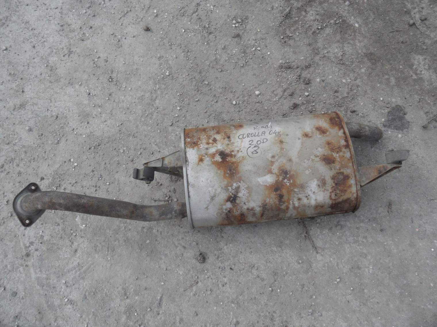 Toyota Corolla E12 2.0 Diesel Tłumik Końcowy