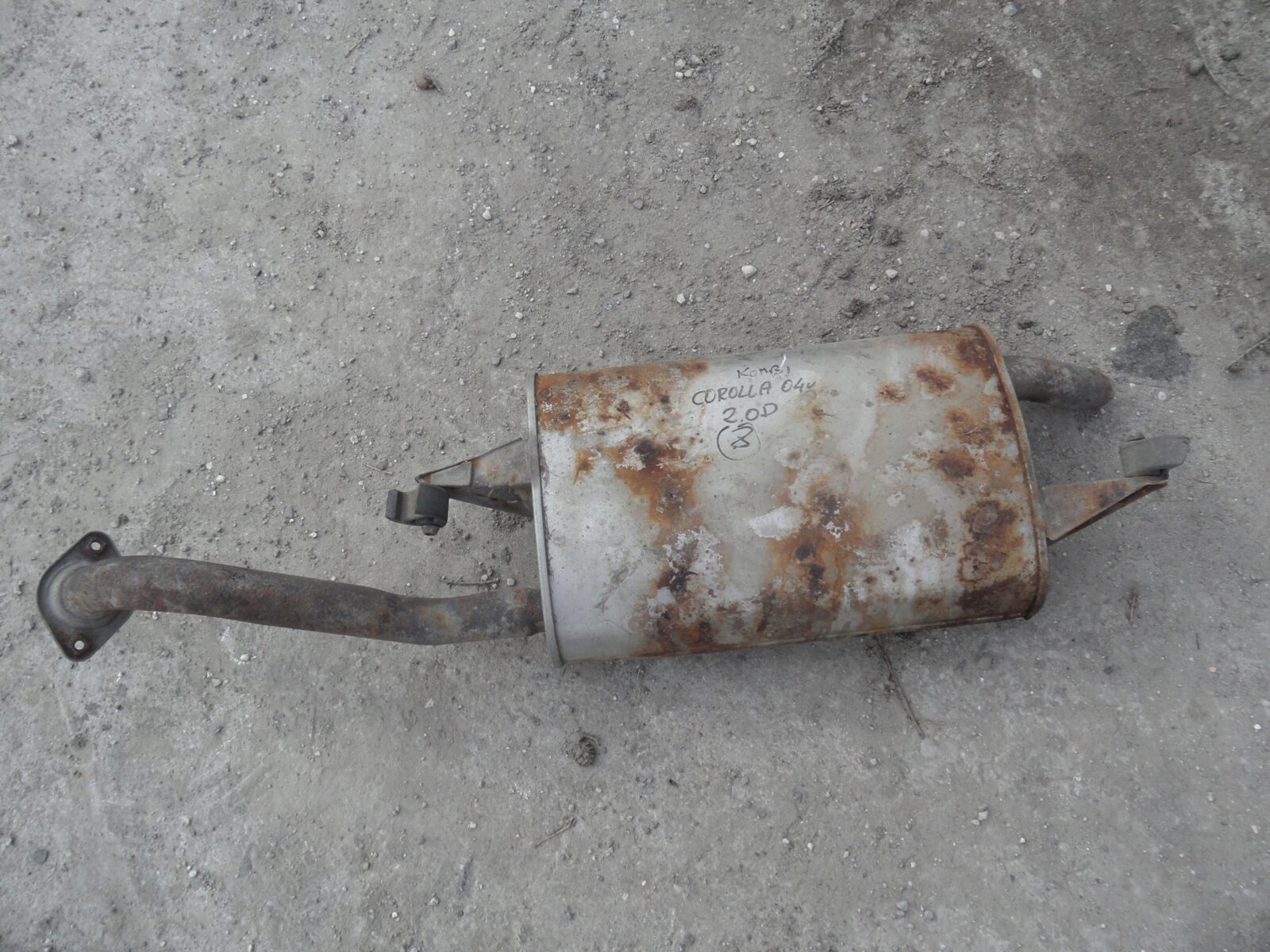 Toyota Corolla E12 2.0 Diesel Tłumik Końcowy
