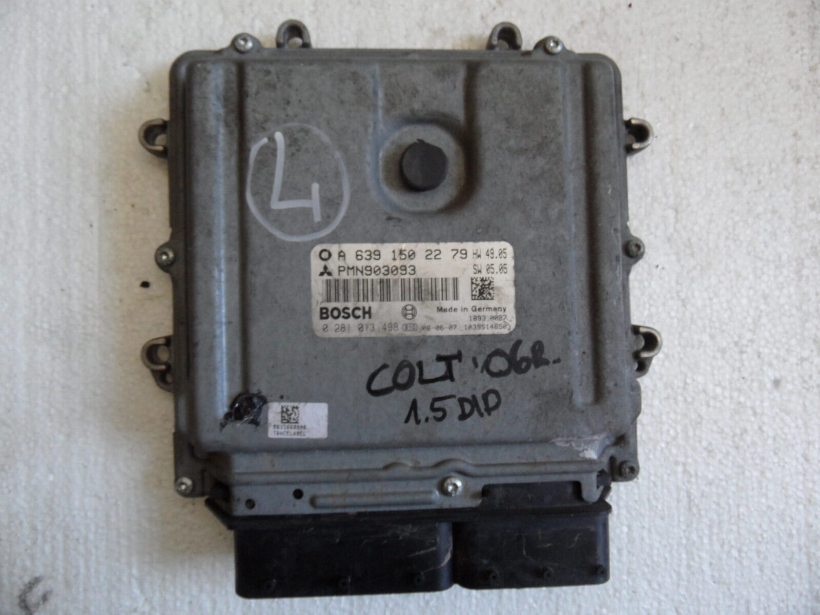 Mitsubishi Colt 1.5 Did Sterownik Silnika A6391502279 Pmn903093