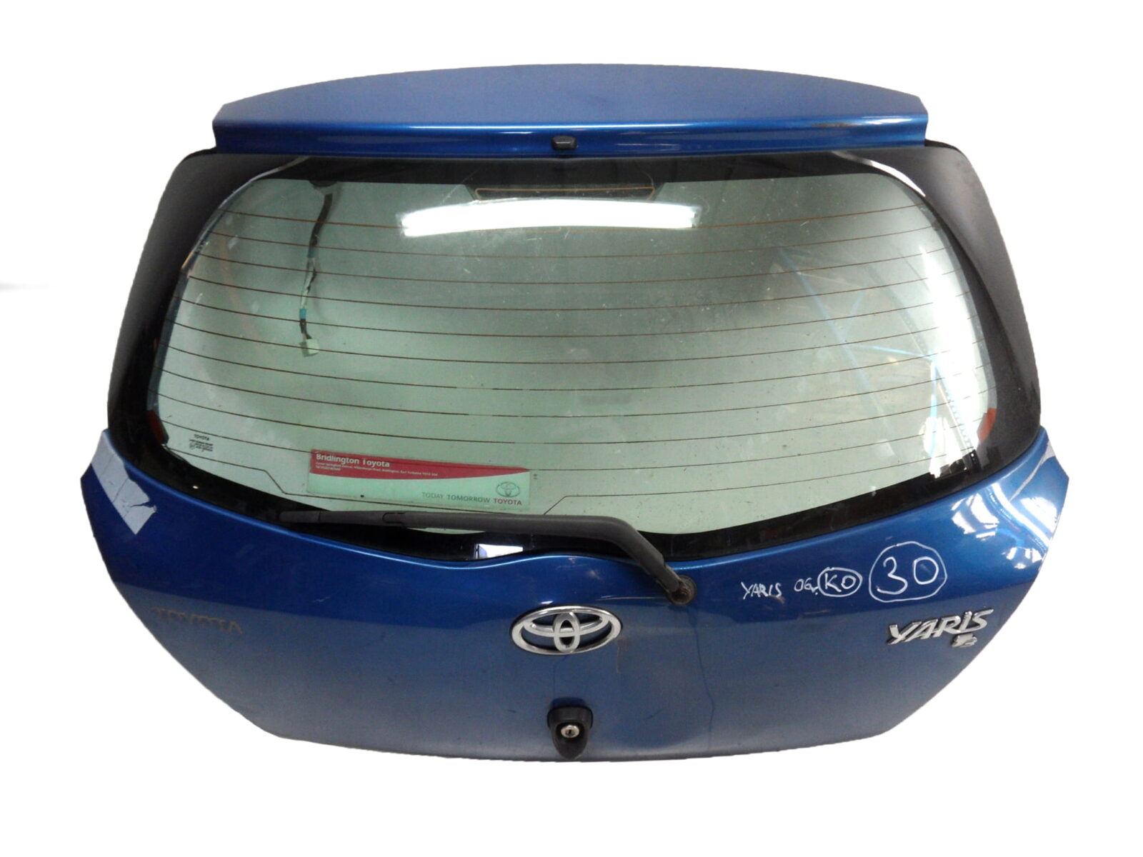 Toyota Yaris II Klapa Bagażnik Szyba Zamek Zawiasy