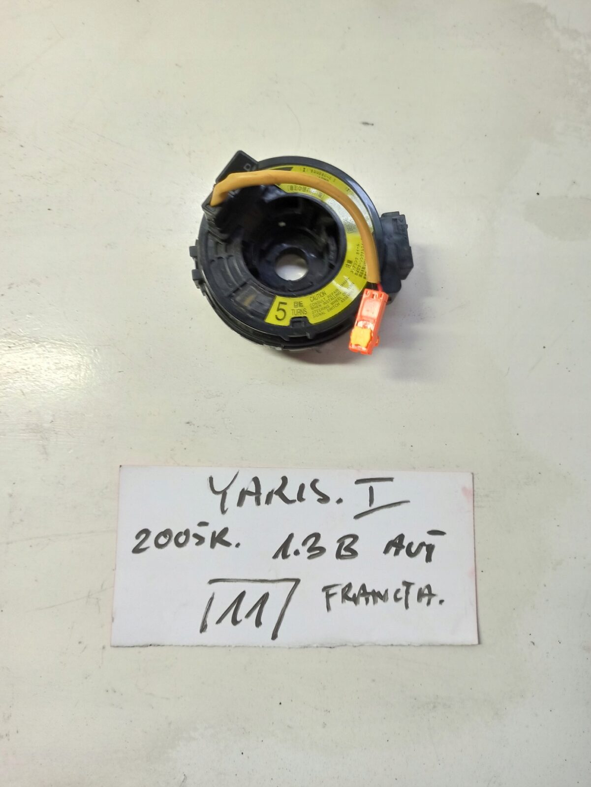 Toyota Yaris 2005r 1,3 B Aut Taśma Zwijak Airbag