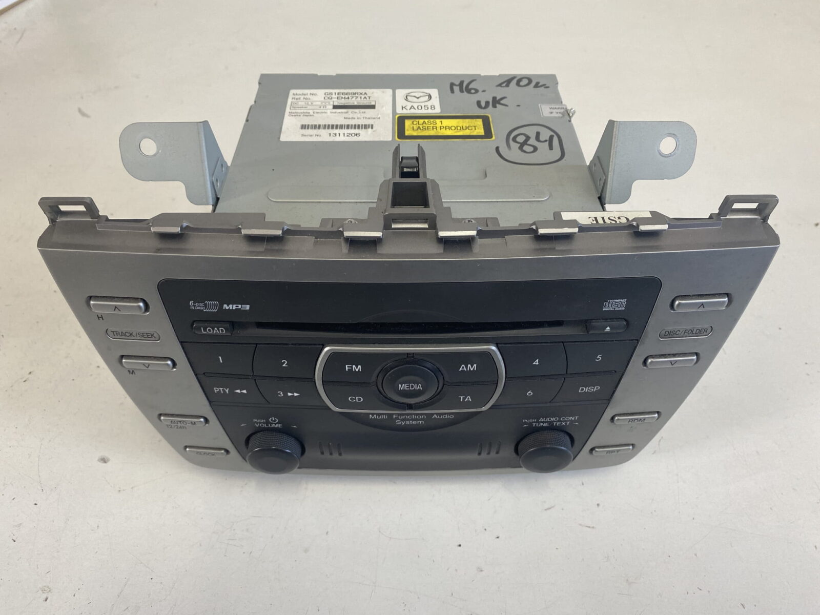 Mazda 6 Gh Radioodtwarzacz Gs1e669rxa RADIO