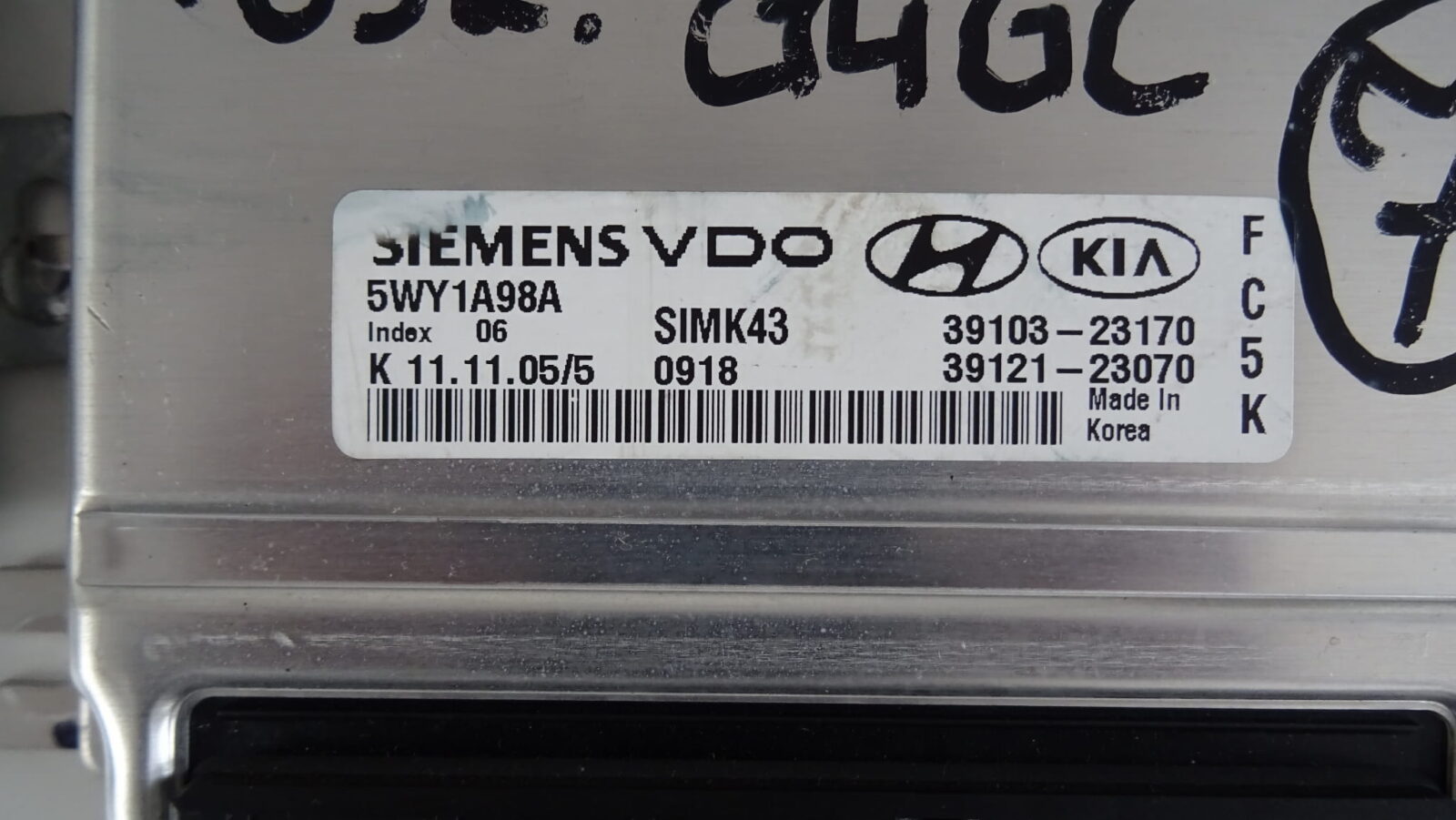 Kia Sportage II Komputer Sterownik 39103-23170 - obrazek 2