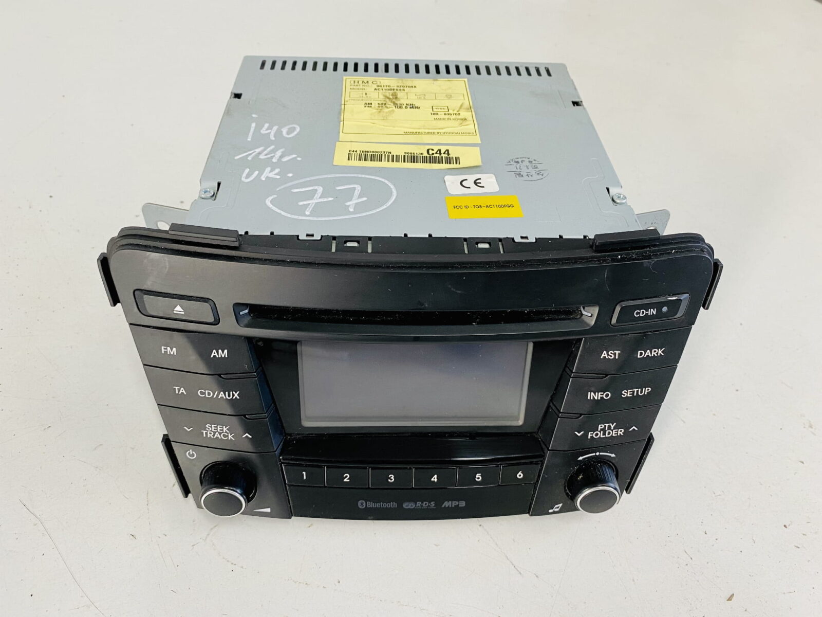 Hyundai I40 Radioodtwarzacz 96170-3z0704x Uk