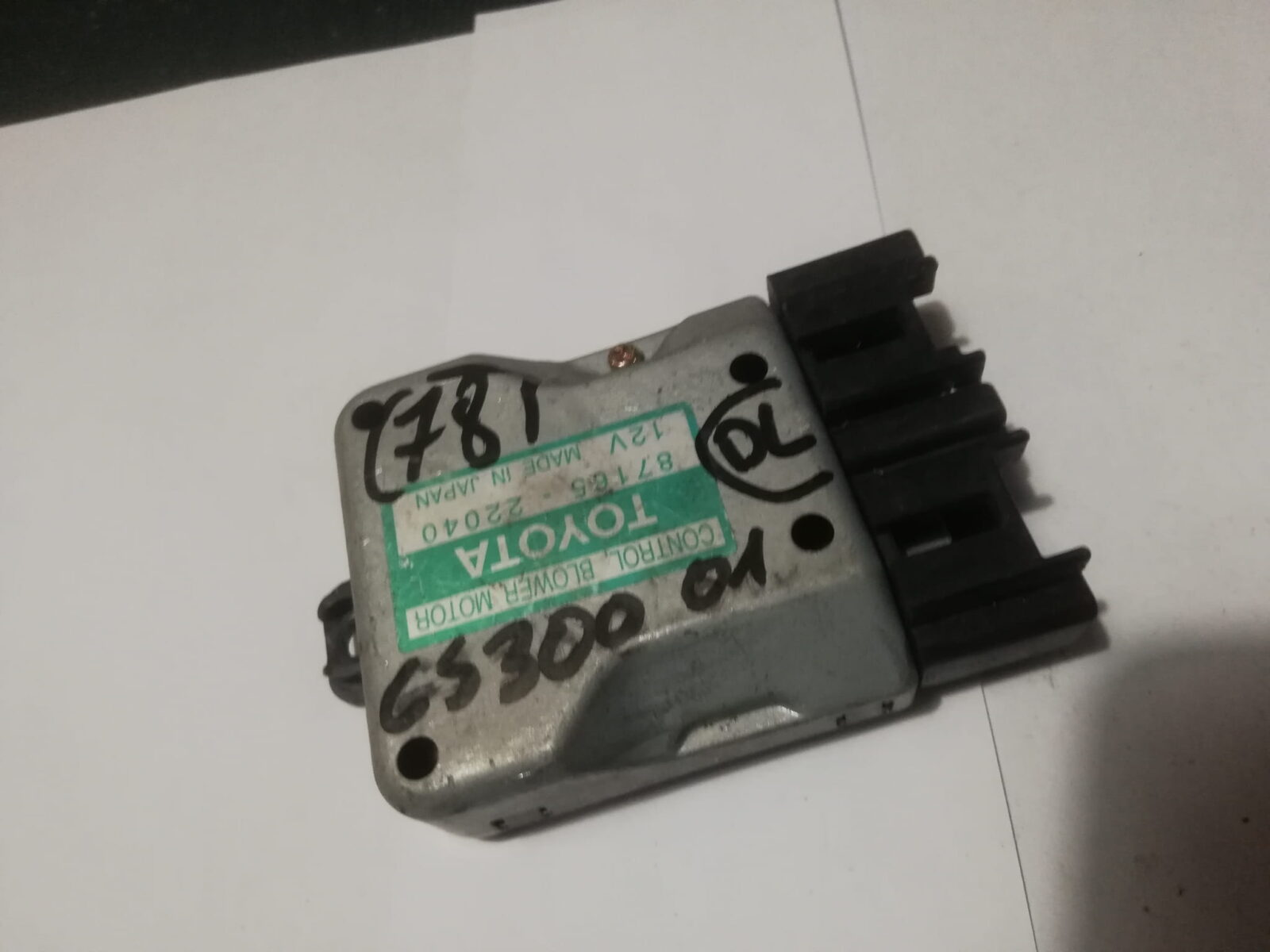 Lexus Gs300 2001r Rezystor Opornik Dmuchawy Nawiewu 87165-22040
